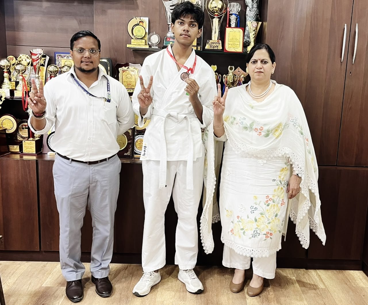 Pratham Kumar Bronze Medal in Karate